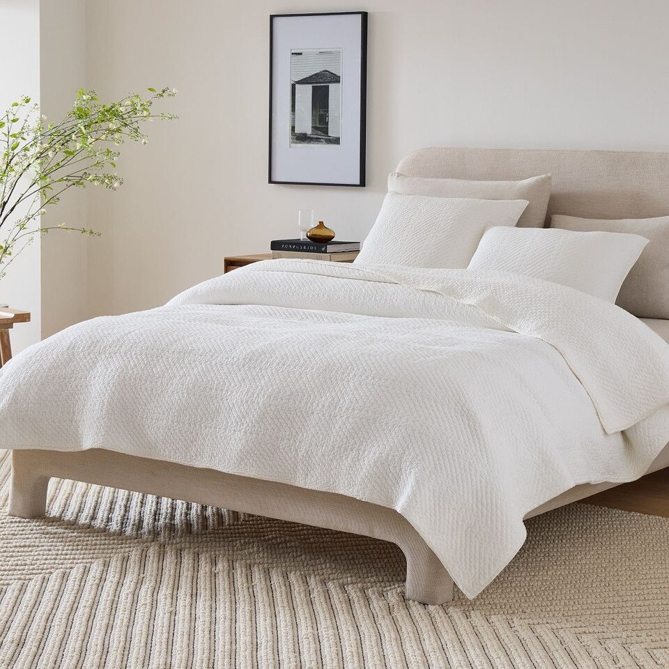 Reflections Matelasse Coverlet & Pillowcases West Elm Australia